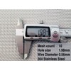 2mm Hole Size - Stainless Steel 304L - Cut Size: