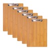 Wood Clipboards Set of 6, Letter Sice Clipboard 8.5x11, 9x12.5"