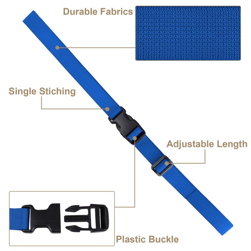 MAGARROW 40" Strap Buckle Packing Straps Adjustable 1-Inch Belt (1"