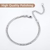 FindChic 925 Silver Curb Chain Bracelet 3 mm / 5