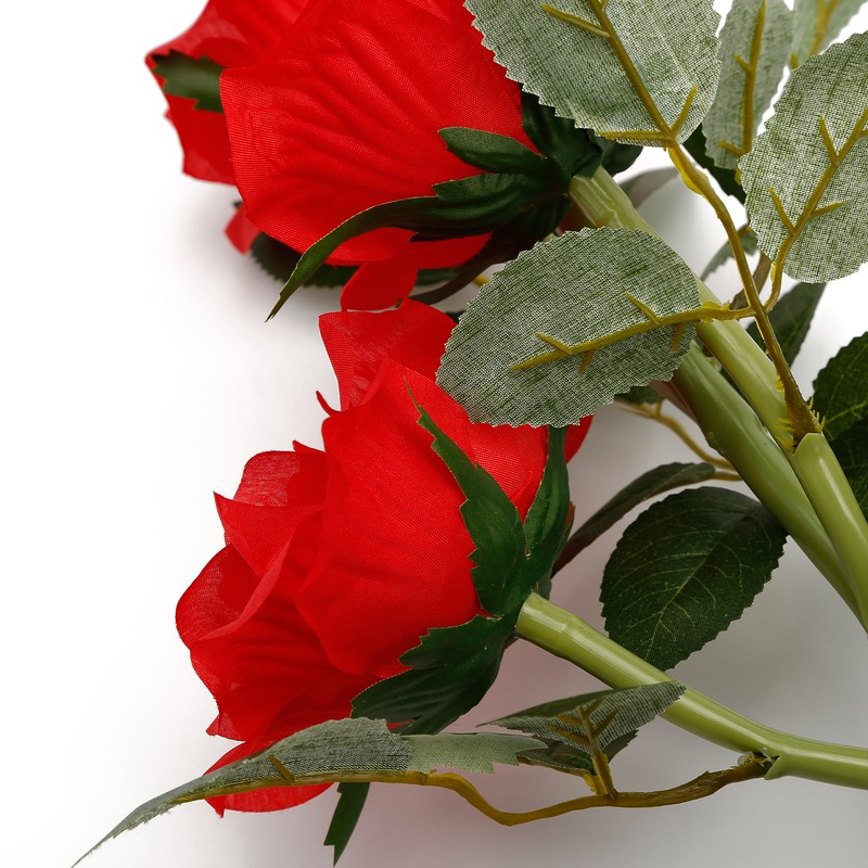 3LED Rose Flower Light Solar Simulation LED Garden Light Solar