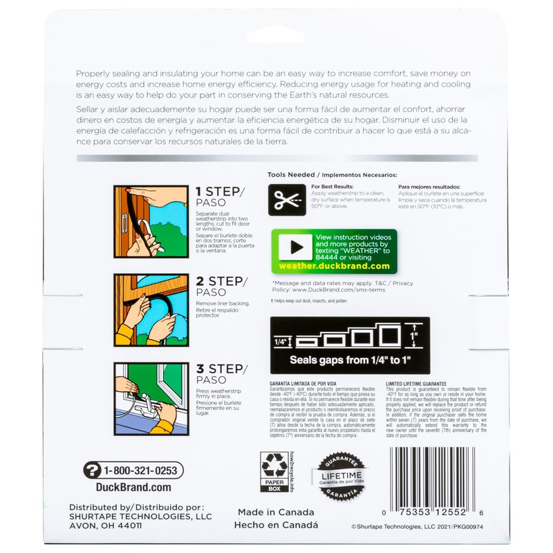 Duck Max Strength Expanding Foam Seal for Doors and Windows,