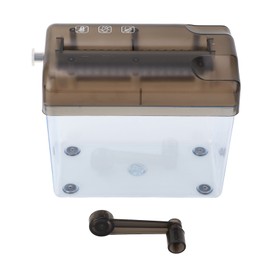 Mini Hand Shredder Handheld Portable Manual A6 Documents Paper Cutting Tool Office Desktop Stationery Black