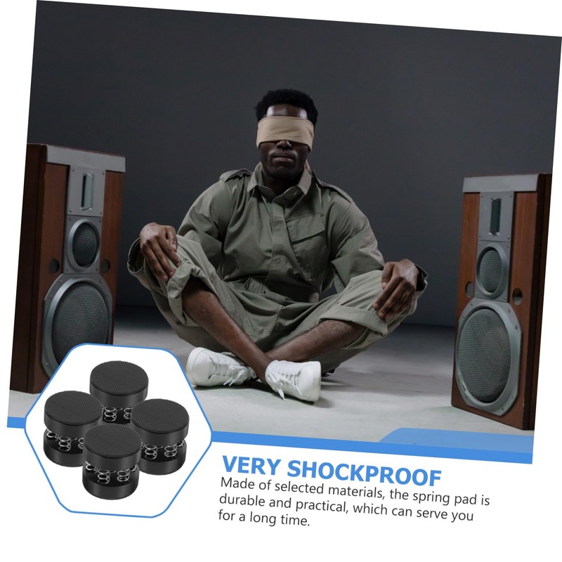 DOITOOL 4pcs Shockproof Speaker Pads Feet for Home Speakers HiFi