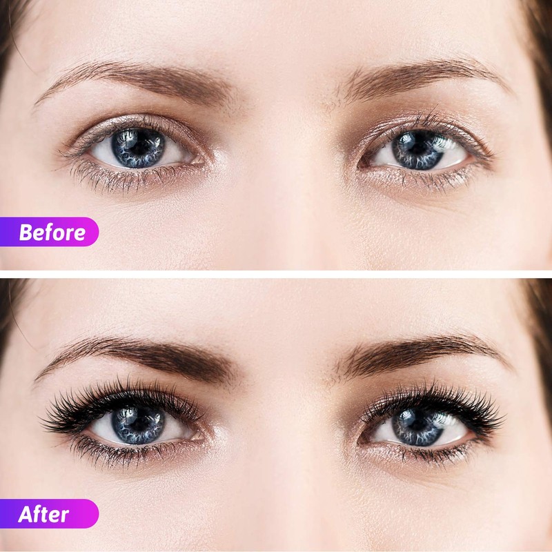 3D False Eyelashes, 3D Faux Mink Fake Eyelashes Handmade Dramatic