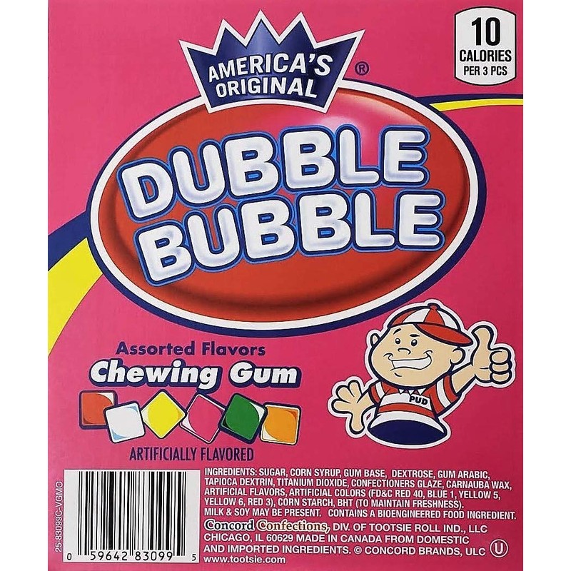 Candy Retailer Chicles Assorted Gum 1 Lb