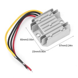 DC Voltage Regulator Step Down Converter Voltage Converter DC12V/24V to 5V 10A 50W Waterproof Power Supply Module Transformer Regulator Module Electronic Components Converter