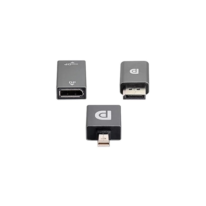 NFHK 3pcs/Set Mini DisplayPort 1.2 4K 60hz to DP Adapter