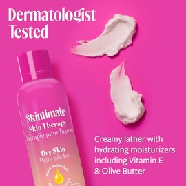 Skintimate Skin Therapy Dry Skin Shave Gel for Women, 9.5oz, 2 Pack | Skintimate Shaving Cream for Women, Womens Shaving Cream, Shaving Foam, Womens S