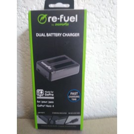 Digipower Re-Fuel Dual Battery Charger USB Made for GoPro Hero 4 ReFuel by DigiPower