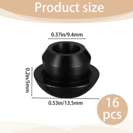 16 PCS Hydraulic Jack Oil Filler Plug, Rubber Hydraulic Oil Filler Plug Bung Universal Bottle Jack Accessories