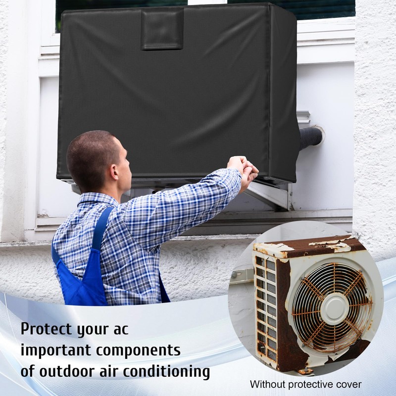 HOMNUTS Mini Split Air Conditioner Cover for Outside AC Units
