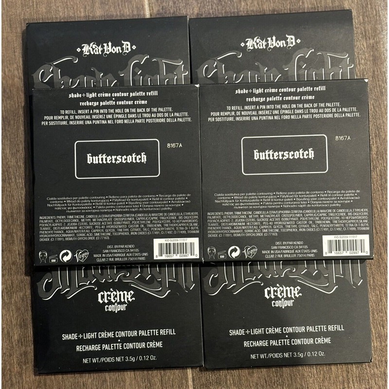 Kat Von D 6x Kat Von D Shade+Light Creme contour