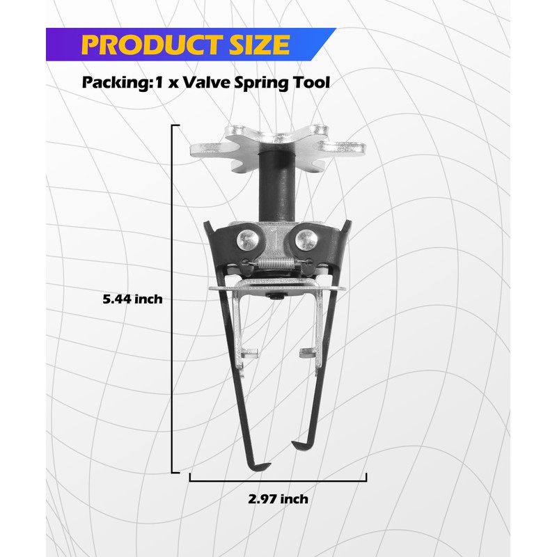 SCUARI Spring Compressor Tool,Car Accessories Valve Spring Compressor,Automotive Tools,Valve Spring