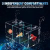 Fish Breeding Box, Acrylic Fish Isolation Box,Fish Separator for Aquarium,