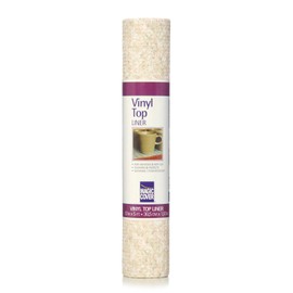 Magic Cover Vinyl Top Non-Adhesive Shelf Liner, 12-Inch by 5-Feet, Granite Sand