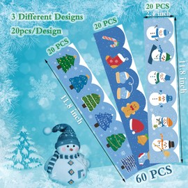 59Ft Christmas Bulletin Board Borders, Borders Classroom Bulletin, Fadeless Bulletin Board Paper, Bulletin Board Trim, Christmas Bulletin Board Decorations, 3 Design 60 Pcs