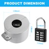 Faucet Locks Outdoor, Stainless Steel Water Spigot Lock for Garden