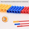 QOOSIKICC 150 Pcs Electrical Butt Connectors Kit, Butt Splice Crimp