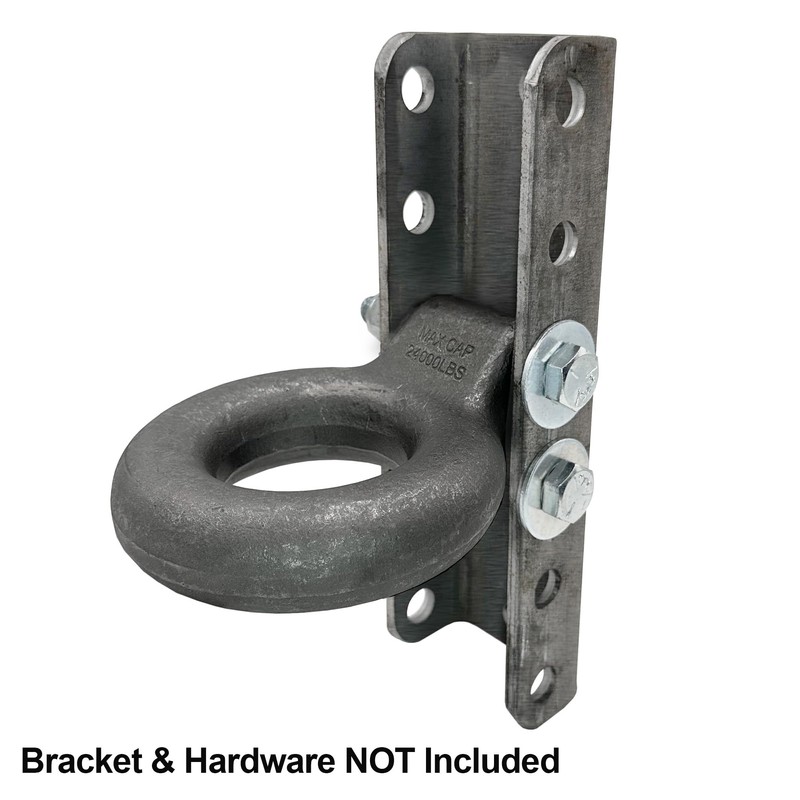 A.A Raw Steel Pintle Hitch Lunette Eye Ring - 24,000
