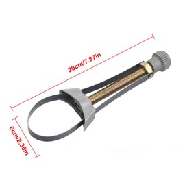 Tokaneit Oil filter wrench, motorcycle oil filter wrench, tool for removing the oil filter, oil filter wrench with steel band clamping area, key for removing the oil filter
