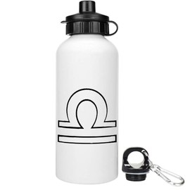 Azeeda 600ml 'Libra Sign' Reusable Water/Drinks Bottle (WT00081362)
