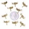 Dragonfly Pushpins - Gold Finish