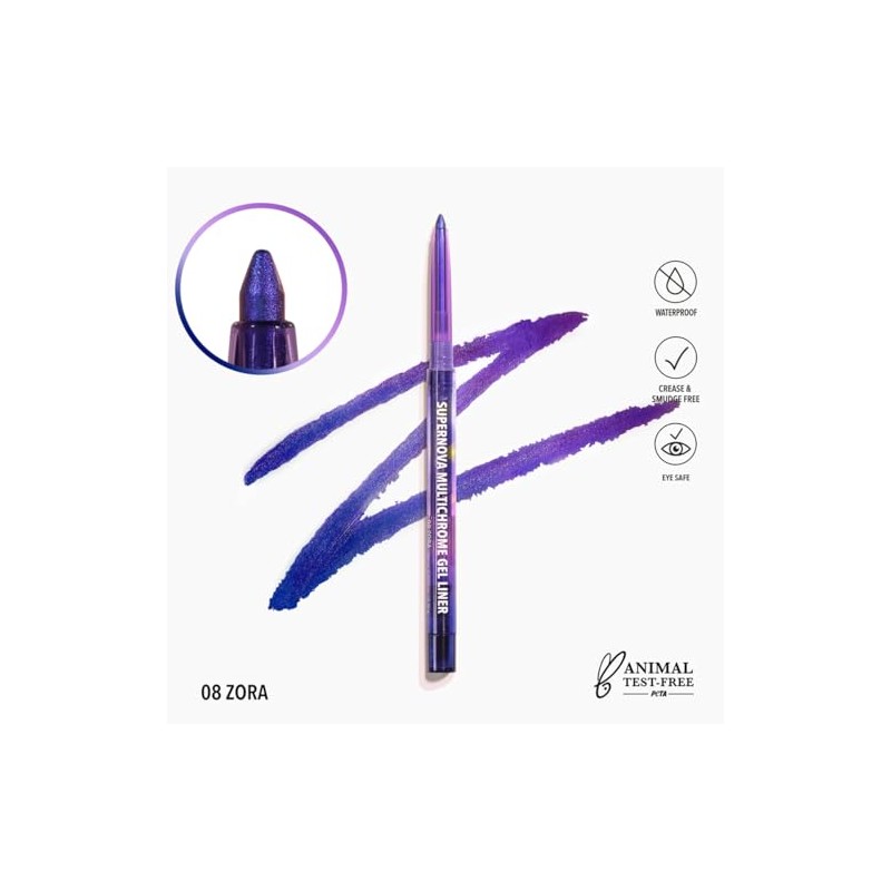 Moira Multichrome Gel Liner Delineador Multicromo en Gel 10 Tonos