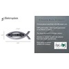 Elektroplate Christian Fish with John 3:16 OEM Chrome Emblem for