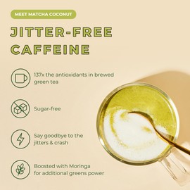 Blume Matcha & Blue Lavender Starter Pack - Organic Superfoods Booster for Lattes, Coffee & Smoothies - Vegan, Sugar and Gluten Free - Includes Frother - 60 Servings