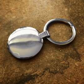 Puppy With Rose Keychain - Includes 1.25 Inch Loop for Keys or Backpack