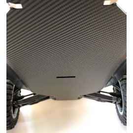 RACE READY RC Carbon Fiber- Chassis Skin Protector 3D Fits Traxxas Stampede & Slash