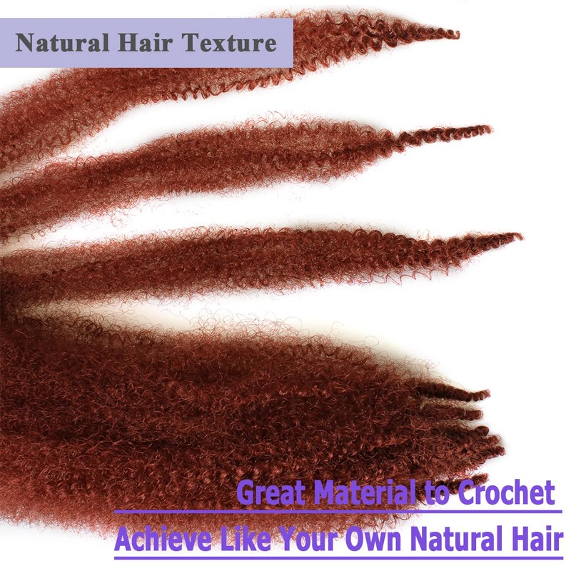 Leeven 12 Inch Springy Afro Twist Hair for Faux Locs