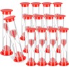 12 Pack Red Sand Timer, 2 Minute Sand Clock Timer
