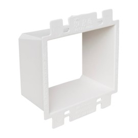 Electrical Box Extender 2 Gang BE-BE2 Extends Electrical Box up to 1 1/2" Flush to Wall (1 Pack)