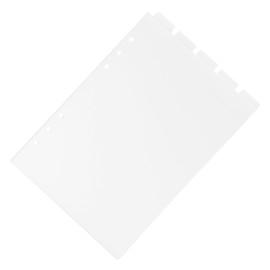 SEWACC 3pcs Notebook Tab Dividers PVC Removable Binder Tabs for Organizing Reports Notes Presentations Design for Study Office Use