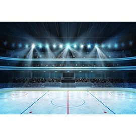 Ice Hockey Sport Photography Backdrops - Photo Background - Yeele 8x6ft Stadium Sports Match Backdrop Pictures Newborn Boy Children Photo Booth Shooting Family Photographic Studio Props