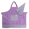 [Gokigenmei to] nyanderful Nyanderful Children's Apron & Triangle Bandana Set