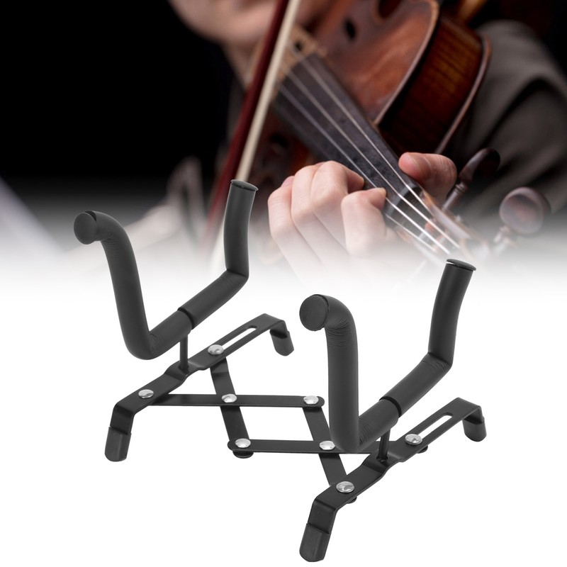 Foldable Violin Stand Portable Rack Holder Holding Rack Instrument Accessory