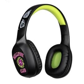 Konix Stranger Things Kabellose Bluetooth 5.3 Over-Ear-Kopfhörer PC, Smartphones, Tablets - Mikrofon - 30 Stunden Akkulaufzeit - Schwarz und Gelb