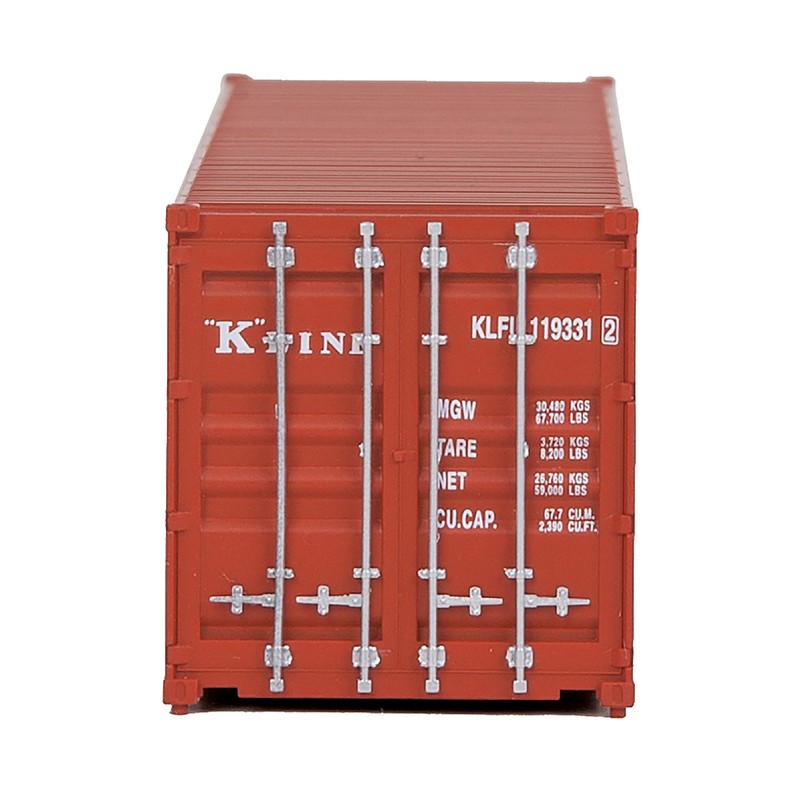 Walthers SceneMaster HO Scale Model of K-Line (Red, White) 40'