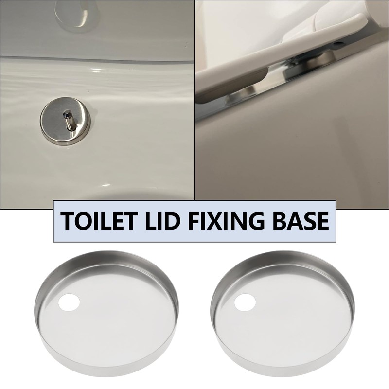 SG Store 4Pcs Toilet Seat Hinge Cover 55mm Diameter Toilet