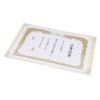 Nakabayashi FSV-A4C-W Certificate/Award File A4 Size, Bi-Fold Type, Vinyl, White