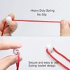 sourcing map 6pcs Plastic Cord Lock Stopper End Spring Stop