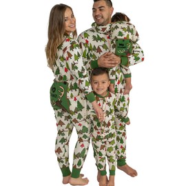 Lazy One Flapjacks, Matching Christmas Pajamas for The Dog, Baby & Kids, Teens, and Adults (No Peeking!, Large)