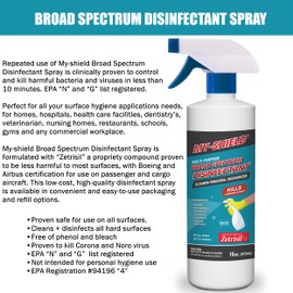 My-Shield Broad Spectrum Disinfectant (16oz Bottle, 2-pack)