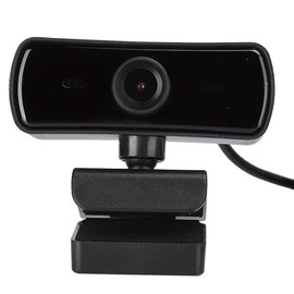 ciciglow Cámara Web 4K HD con micrófono Incorporado, cámara Web USB HD de Pantalla panorámica, cámara Web de computadora de transmisión para transmisión en videoconferencia(Negro)