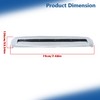 Silscvtt Front Upper Hood Bulge Molding Grille Trim Chrome Replacement