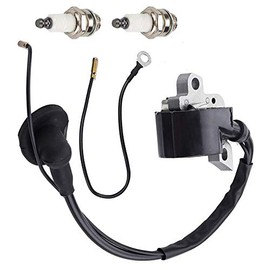 Hippotech Ignition Coil Module with Spark Plug for Stihl 046 066 MS460 MS650 MS660 Chainsaw Replaces # 1122 400 1314 1128 405 1000