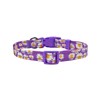 Olahibi Floral Pattern Dog Collar, Pretty Daisy Print, Durable Nylon